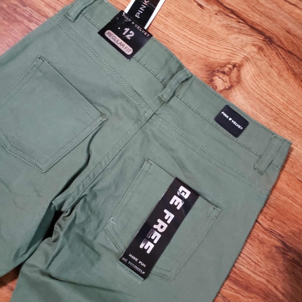 Pink Velvet Khakis - Picture 5 of 5